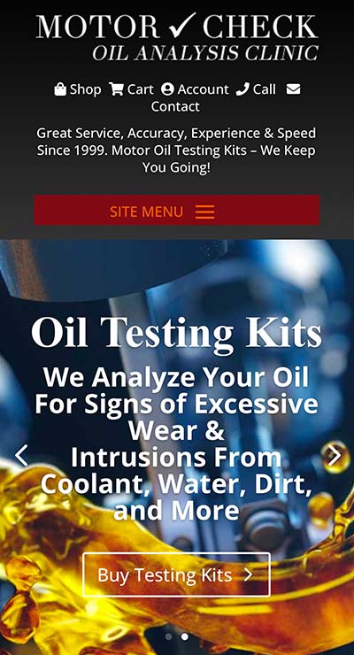 Mobile Web Site Design | Motor Check