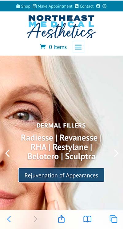 Mobile Web Site | Northeast Medical Aesthetics