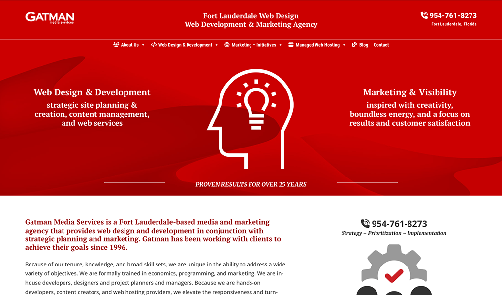 Gatman Web Site Redesigned